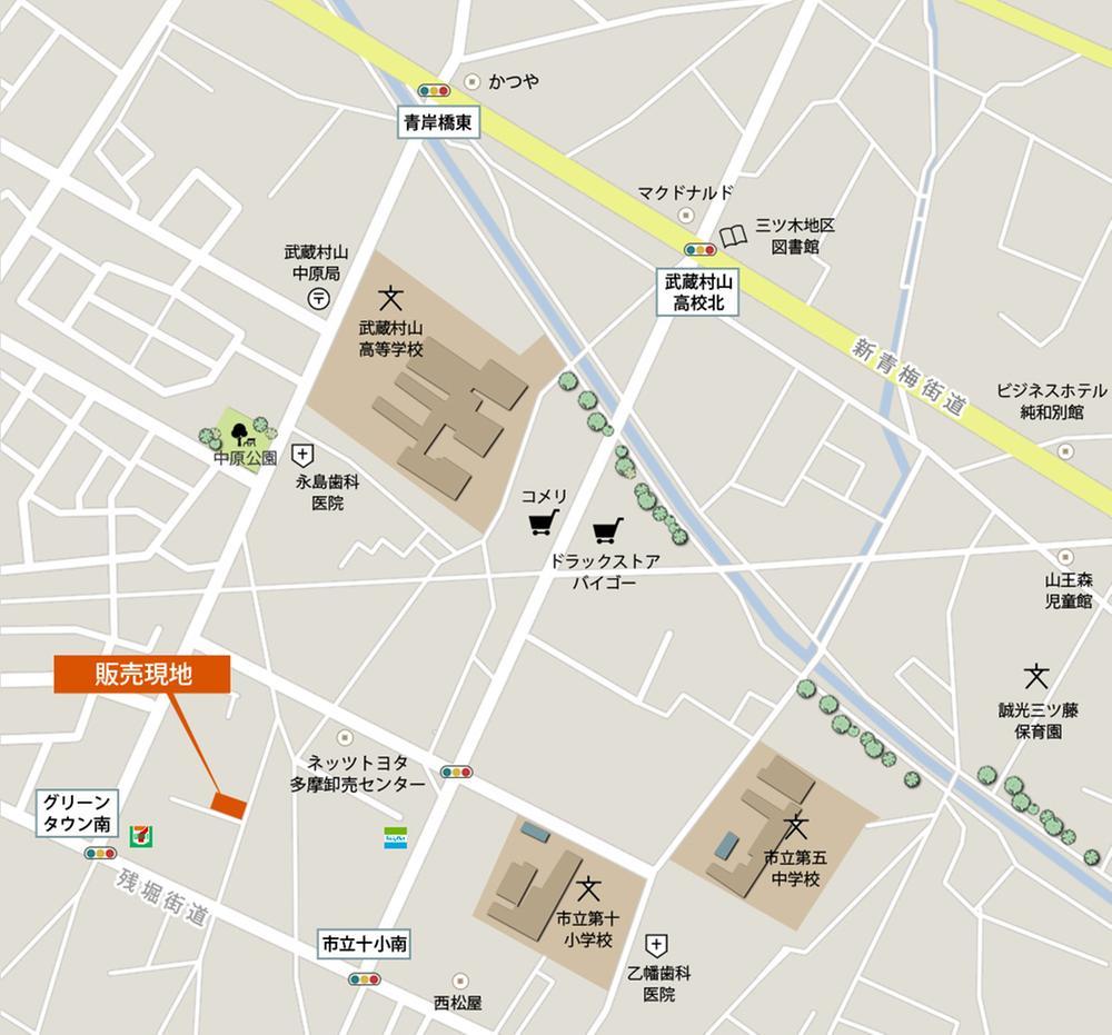 Local guide map. We look forward to staff at local, Please feel free to visitors.  Email "hikari-k@orion.ocn.ne.jp" and the phone in "042-561-8011" Contact Us also please feel free to!