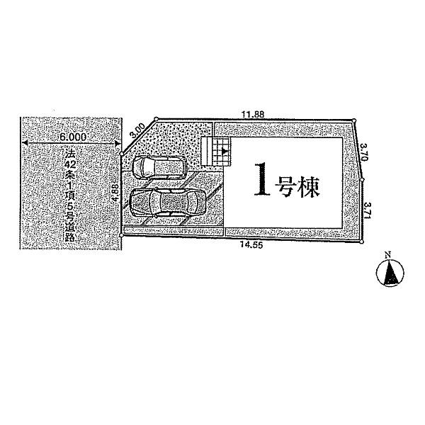Compartment figure. 26,800,000 yen, 3LDK, Land area 101.43 sq m , Building area 76.95 sq m
