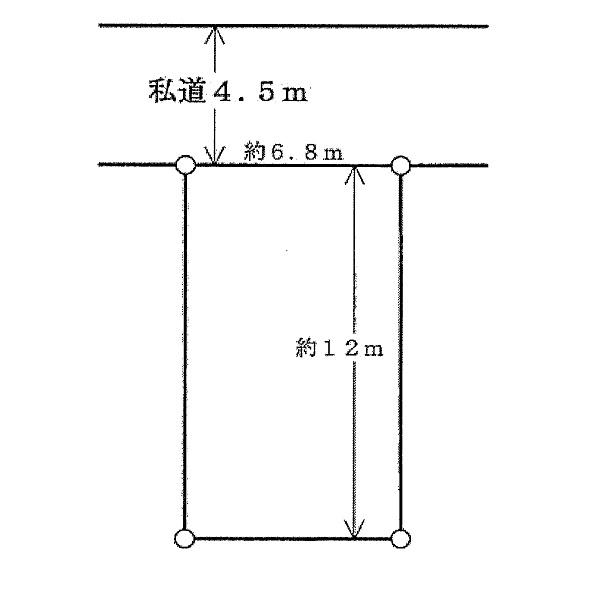 Compartment figure. Land price 14.3 million yen, Land area 81.17 sq m