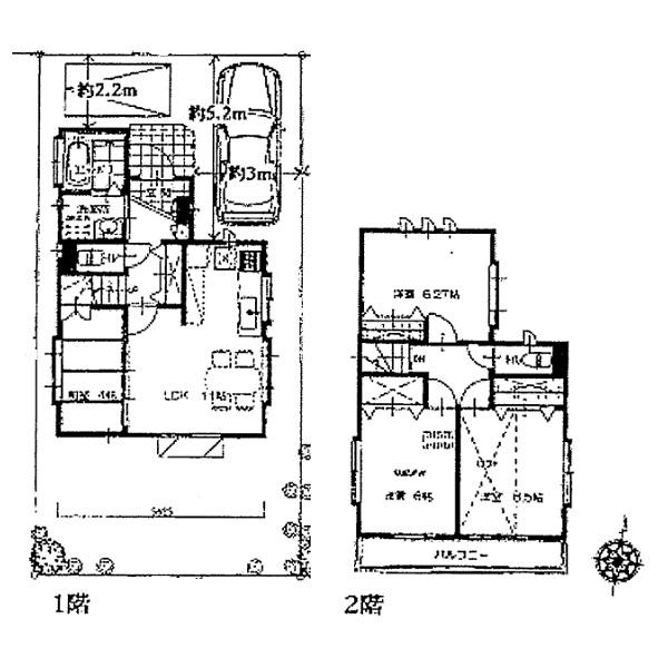 Floor plan. 27,800,000 yen, 4LDK, Land area 104.41 sq m , Building area 80.99 sq m