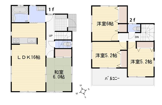 Building plan example (floor plan). Building plan example (No. 4 Ward) 4LDK, Land price 18,800,000 yen, Land area 145.1 sq m , Building price 11 million yen, Building area 92.47 sq m