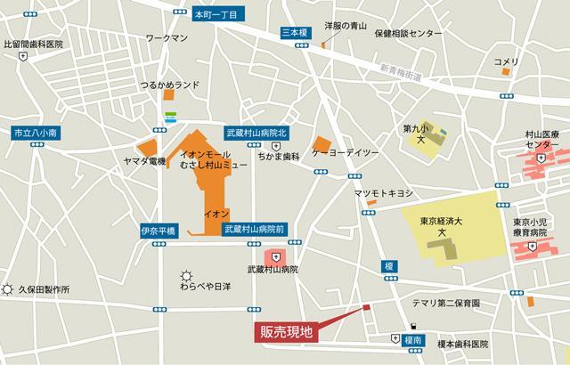 Local guide map. <Our agency Property> = weekly Saturdays, Sundays, and holidays are local guides Association! Please feel free to contact us also on weekdays and at night of guidance =