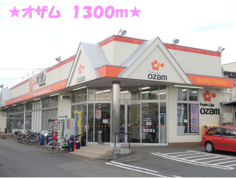 Supermarket. 1300m until Super Ozamu (Super)