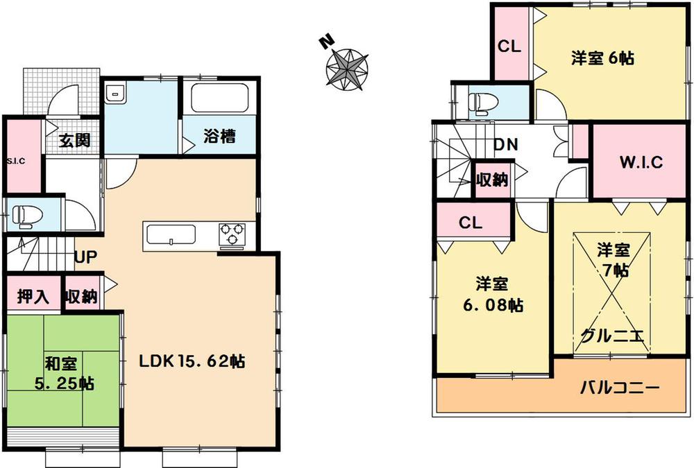 Floor plan. (9 Building), Price 39,800,000 yen, 4LDK, Land area 128.77 sq m , Building area 95.77 sq m