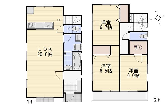 Other building plan example. Building plan example (No. 1 point) / Building area 92.56 sq m (28.00 square meters) Land price 20,200,000 yen, Building price 12.6 million yen (tax included), , Land and building aggregate price of 32,800,000 yen (tax included)