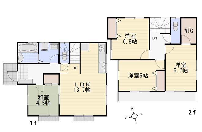 Other building plan example. Building plan example (No. 2 locations) / Building area 92.56 sq m (28.00 square meters)