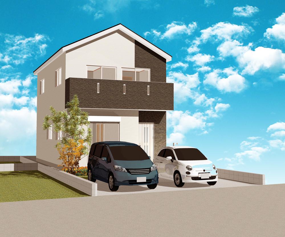 Building plan example (Perth ・ appearance). Building plan example (No. 1 place) building price 12.6 million yen, Building area 28 square meters