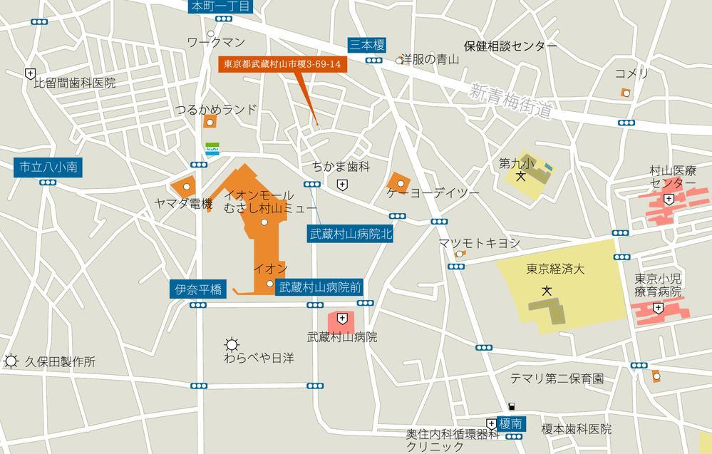 Local guide map. <Our agency Property> weekly Saturdays, Sundays, and holidays are local guides Association! We will wait on site. Please feel free to contact us also on weekdays and at night of guidance.