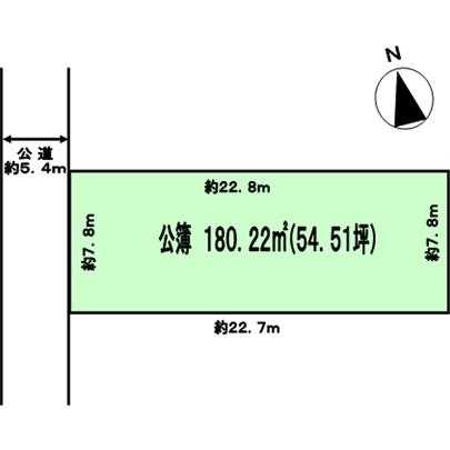 Compartment figure. Musashino-shi, Tokyo Kichijojihigashi-cho 1-chome