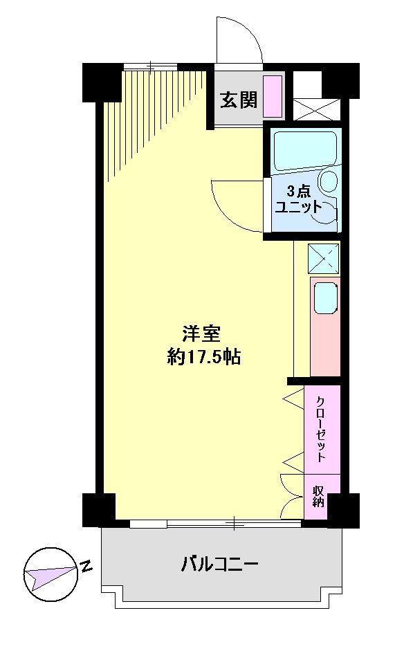 Floor plan. Price 22.5 million yen, Occupied area 35.26 sq m , Balcony area 4.65 sq m