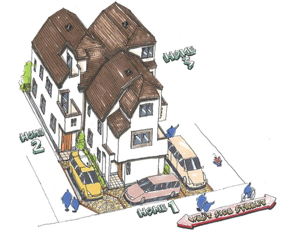 Rendering (appearance). (1 ・ 3 Building) Rendering