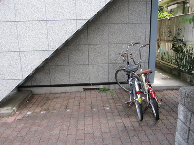 Other common areas. Place for storing bicycles