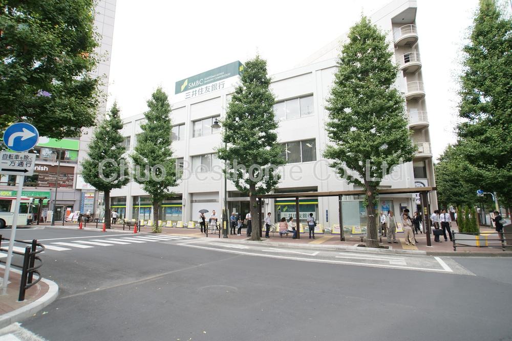 Bank. 742m to Sumitomo Mitsui Banking Corporation Mitaka Branch