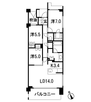 Floor: 3LDK + N + WIC, the occupied area: 80.56 sq m, Price: 89,800,000 yen, now on sale