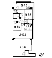 Floor: 3LDK + WIC, the occupied area: 78.03 sq m, Price: 72,900,000 yen, now on sale