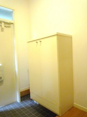 Entrance. Shoebox