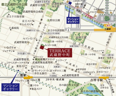 Other. "I had been longing to Musashino address," "there was a sense of security to the government" (local guide map)