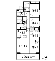Floor: 4LDK + N + WIC, the occupied area: 84.82 sq m, Price: 72,900,000 yen, now on sale