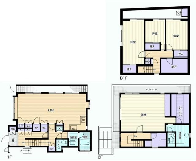 Floor plan. 120 million yen, 4LDK + S (storeroom), Land area 127.71 sq m , Building area 154.45 sq m