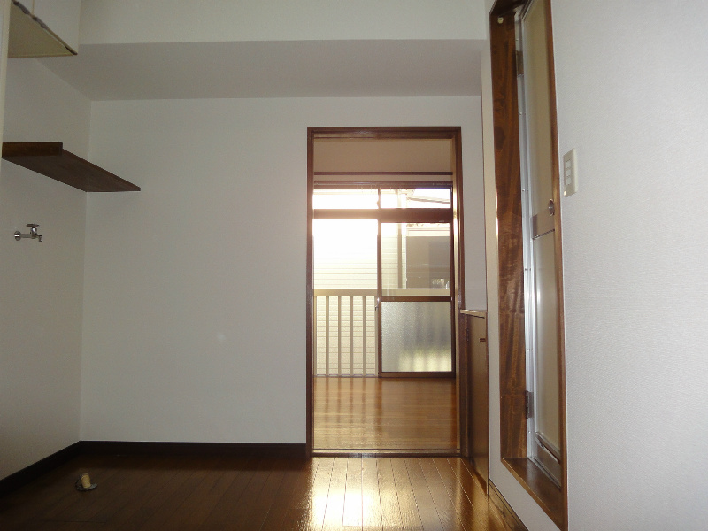 Living and room. Kitchen is spread.