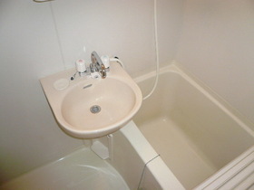 Bath. Bus toilet by