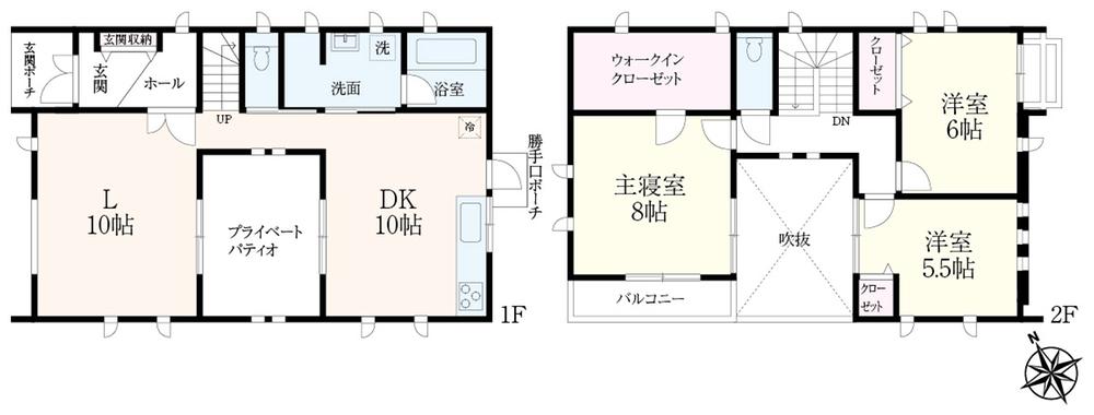 Other building plan example. Building plan example (No. 2 locations) Building Price      21.3 million yen (including tax ・ Sumitomo Realty & Development Reference Plan), Building area 105.99 sq m