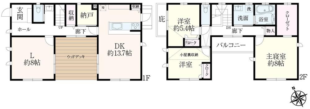 Other building plan example. Building plan example (No. 2 locations) Building Price     27 million yen (including tax ・ Mitsui Home Reference Plan), Building area 112.62 sq m