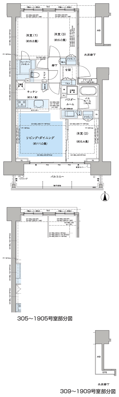 Floor: 3LD ・ K + WIC (walk-in closet), the occupied area: 67.76 sq m, Price: 73,536,000 yen, now on sale