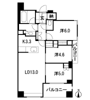 Floor: 3LDK + N, the occupied area: 70.51 sq m, price: 64 million yen, currently on sale