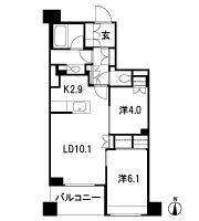 Floor: 2LDK, occupied area: 56.53 sq m, Price: TBD