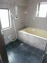 Bath. Luxurious bathroom of granite specification