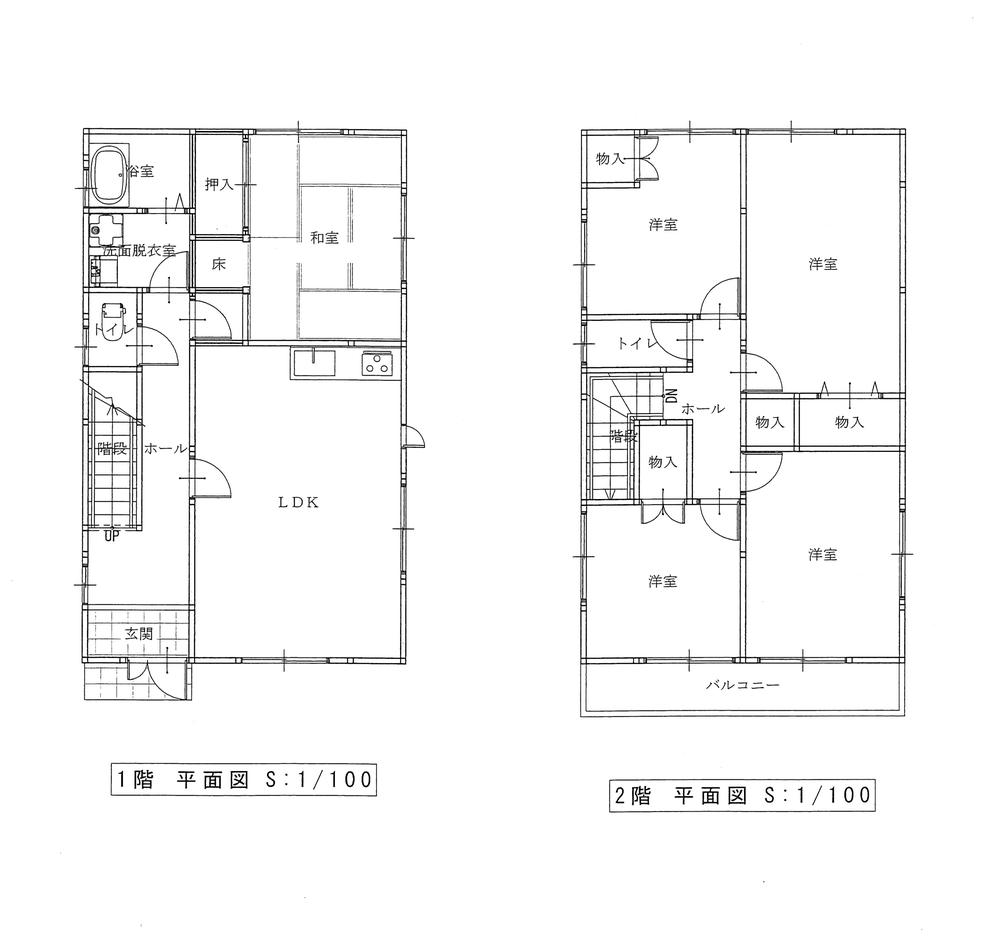 Floor plan. 67,800,000 yen, 5LDK, Land area 119 sq m , Building area 120 sq m present situation Floor Plan