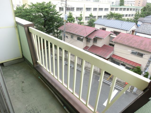 Balcony. Spacious veranda