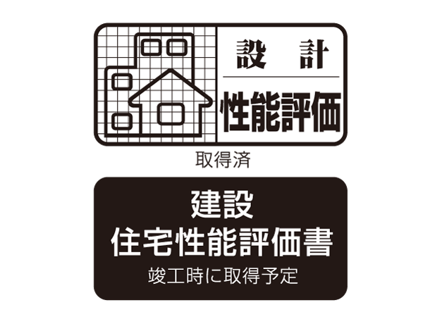 Building structure.  [Performance evaluation report] By a third party organization, Objective evaluation is done in the evaluation criteria of the 10 items, such as safety and durability. (All houses) ※ For more information see "Housing term large Dictionary"
