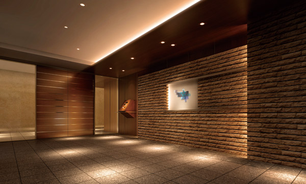 Shared facilities. Entrance Hall Rendering