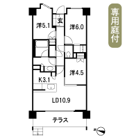 Floor: 3LDK + WIC + MC + TR, the occupied area: 67.52 sq m, Price: 56,880,000 yen, now on sale
