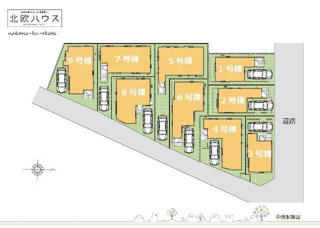 The entire compartment Figure. All building layout plan