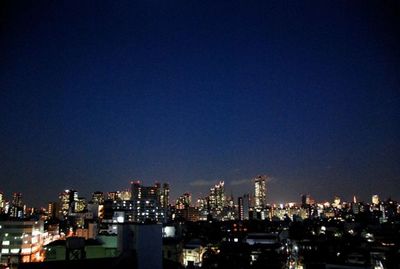 View. Night view