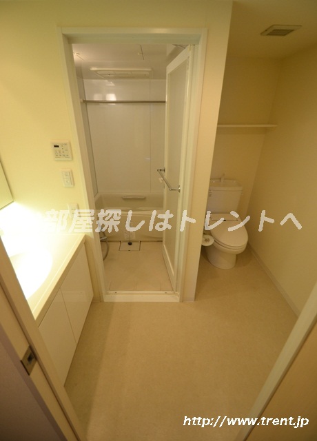 Washroom. It is a reference photograph of 1R type of the 24th floor of the same building.