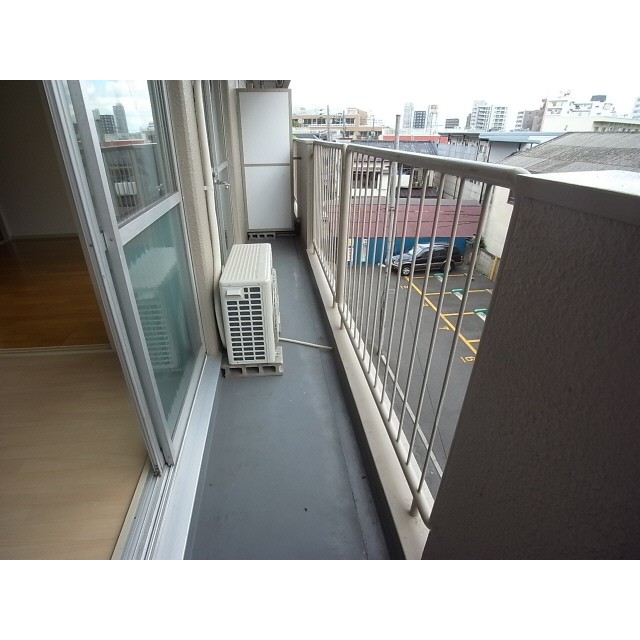 Balcony. East-facing balcony