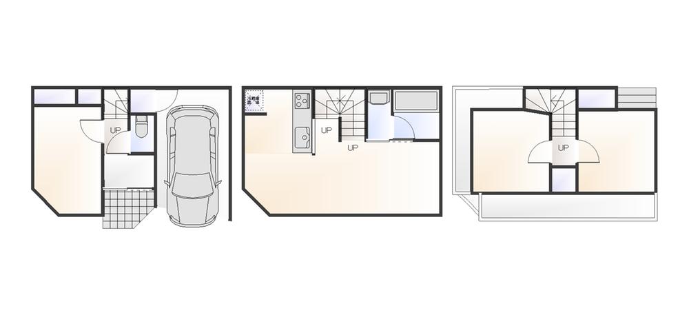 Floor plan. 49,800,000 yen, 3LDK, Land area 48.1 sq m , Building area 86.1 sq m