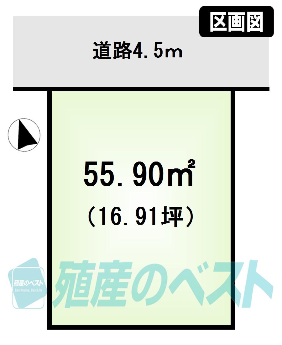 Compartment figure. Land price 31.5 million yen, Land area 55.9 sq m