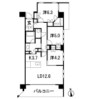 Floor: 3LDK + WIC, the occupied area: 75.46 sq m, Price: 74,200,000 yen, now on sale