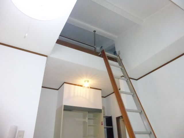 Other room space. The ceiling is high room