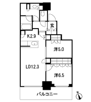 Floor: 2LDK, occupied area: 62.75 sq m, Price: TBD