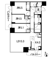Floor: 3LDK + WIC + SIC, the occupied area: 76.55 sq m, Price: TBD