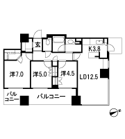 Floor: 3LDK + WIC + SIC, the occupied area: 75.87 sq m, Price: TBD