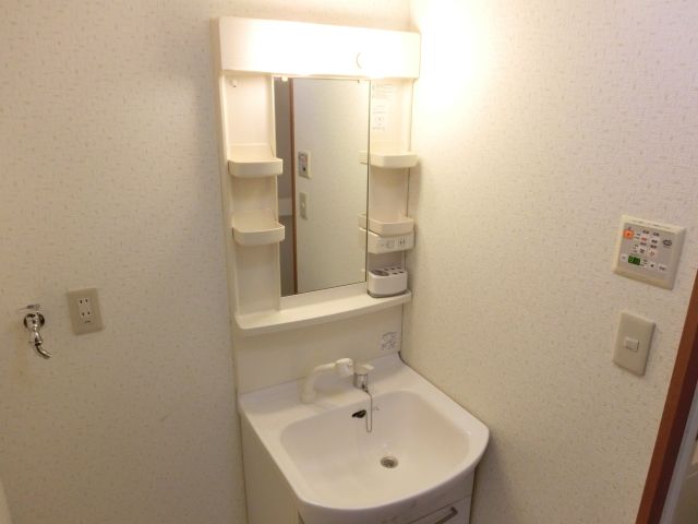 Washroom. Happy independence washbasin