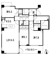Floor: 3LDK + SIC + WIC + STO, the occupied area: 84.71 sq m