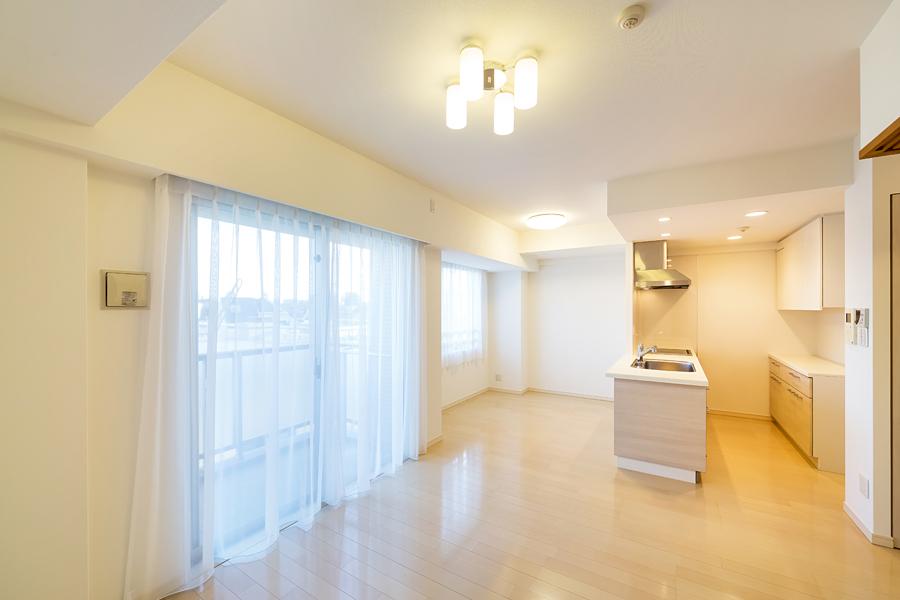 Living. Wide living room with a sense of openness